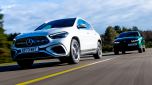 Mercedes GLA and Alfa Romeo Tonale - front tracking